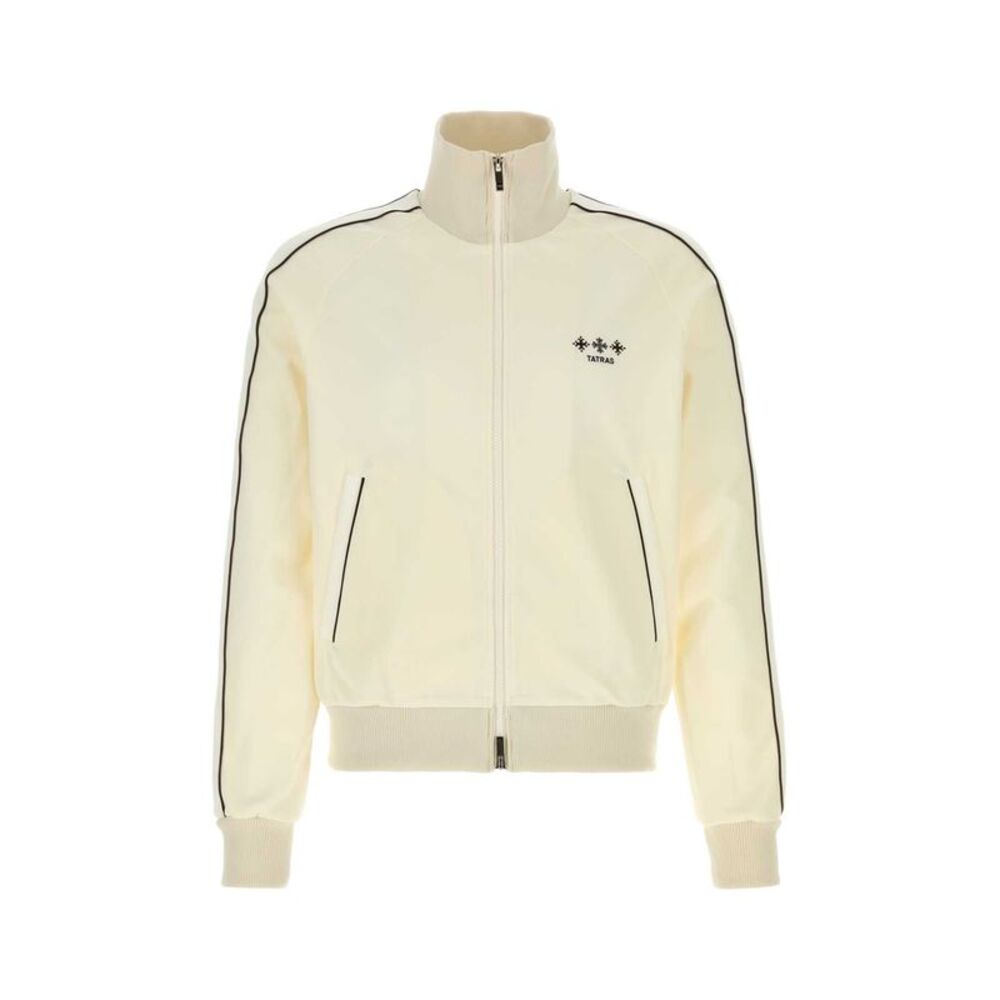 Tatras Men Cream Polyester Blend Sweatshirt